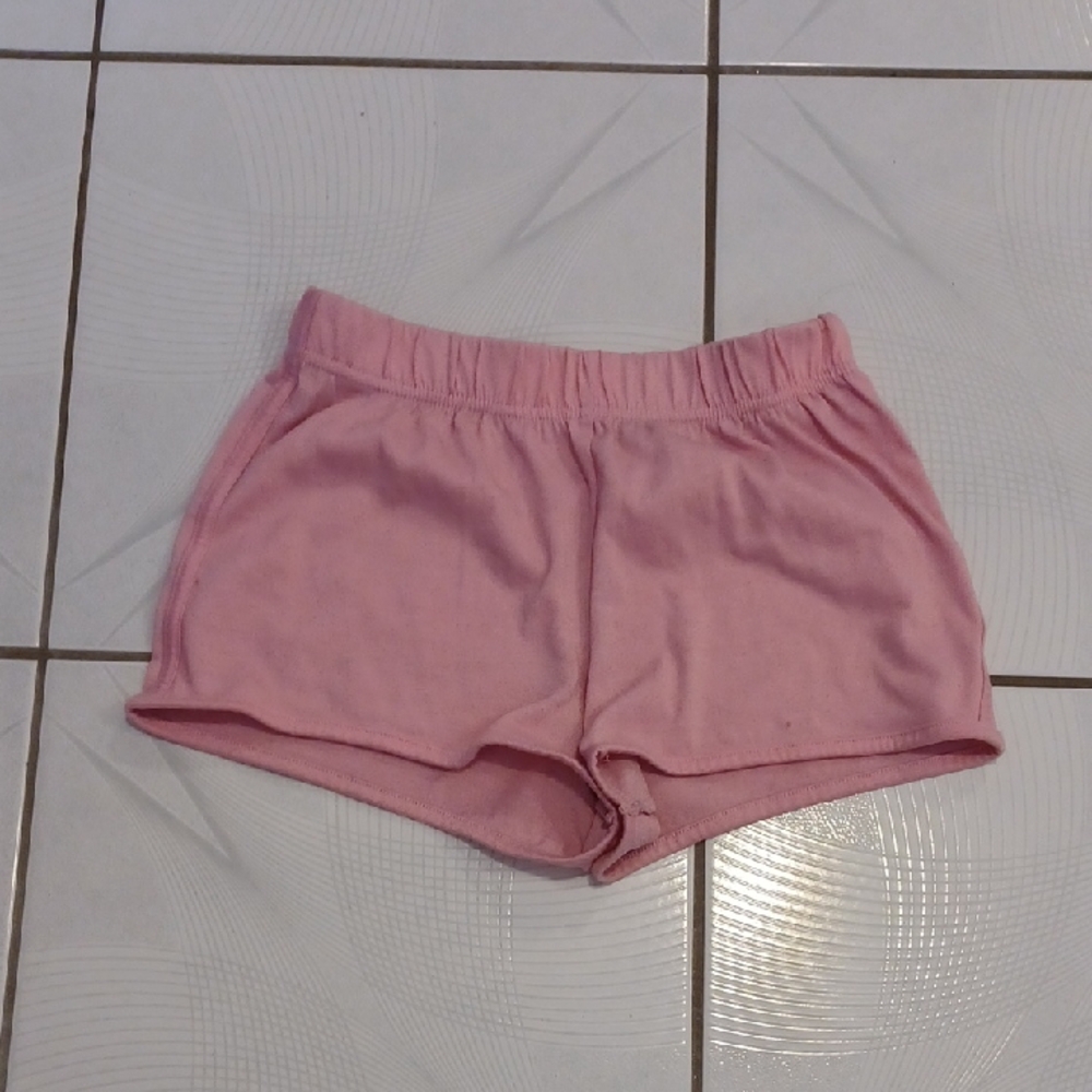 $4 Add-on Pink Pajama Shorts - Size Medium (10/12) Girl